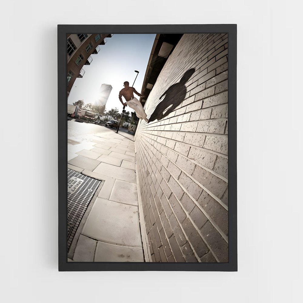 Poster Skate & Wall – affiche Parkour et freerun (vue 2)